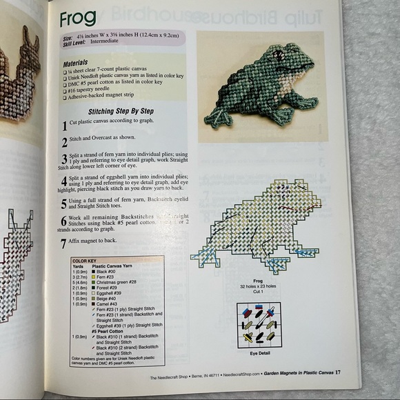 The Needlecraft shop Garden magnets book of 24 patterns - Picture 3 of 7